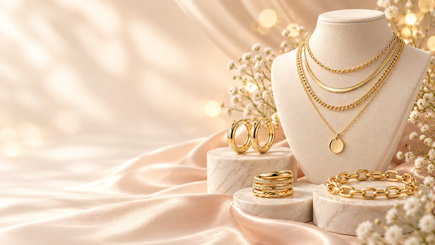 Novaïa oversized hoops in 14K gold