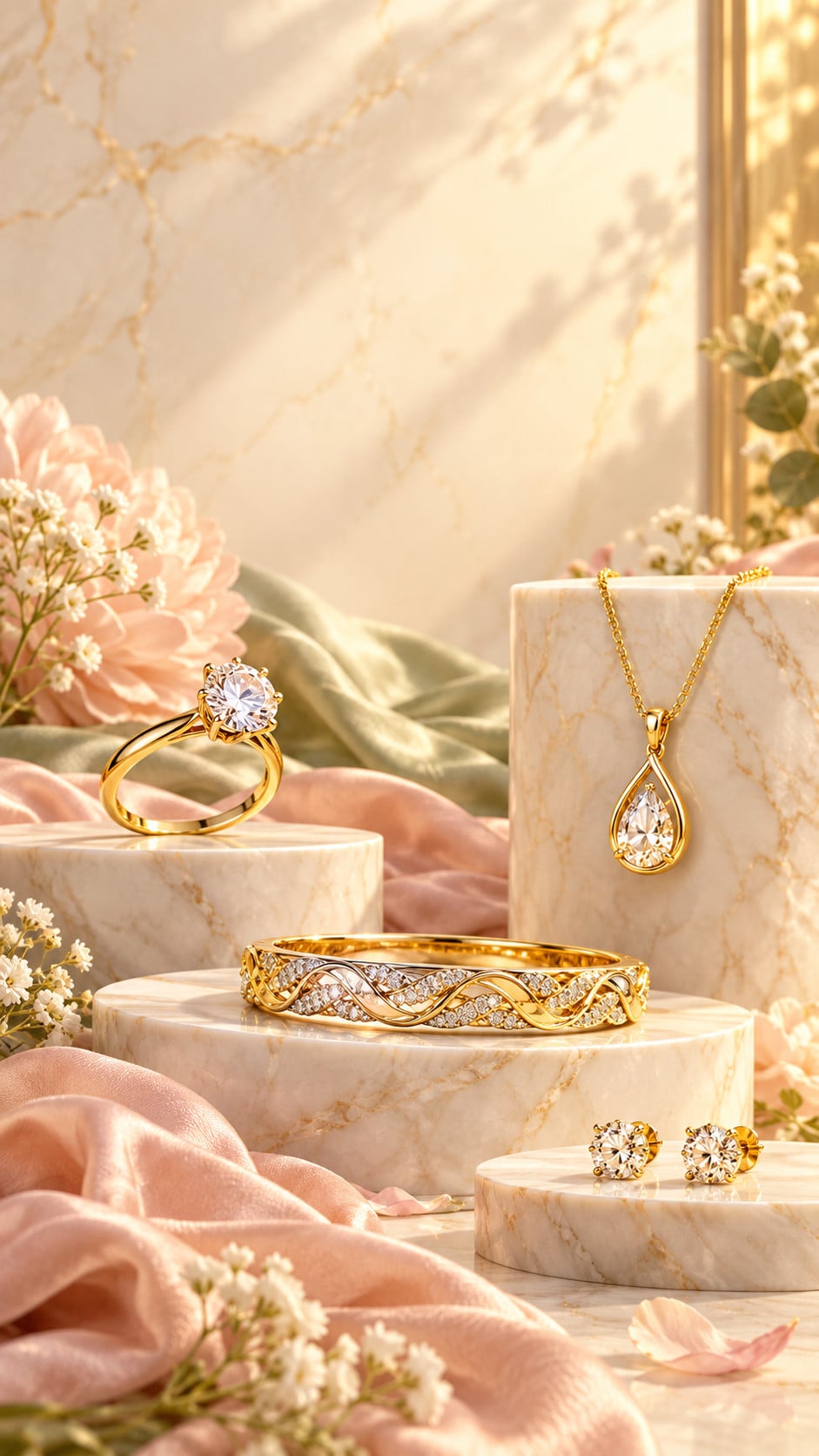 Estelle solitaire ring in 14K gold